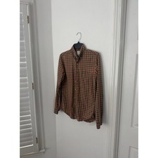 J.Crew Brown 100% Cotton Slim Button Down Long Sleeve picture