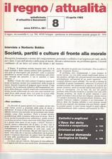 1982 04 15 - IL REGNO ATTUALITà - 15 04 1982 - N.461 - ANNO XXVII - SOCIETà, PAR picture
