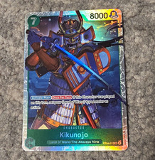 Bandai One Piece Card Game Kikunojo Land of Wano EB04-012 Unc Alt Art Foil picture