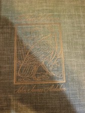 Antique 1937 Large Illustrated Book Birds of America Aviary History Decor Collec picture