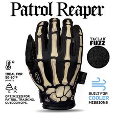 TACLAB Patrol Reaper Warm Tactical Skeleton Shooting Gloves Upgraded Design picture