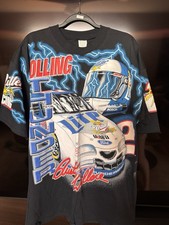 1997 Rusty Wallace Lightning AOP NASCAR Racing Vintage Deadstock 25X33 Made USA picture