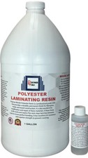 Polyester Resin 1 Gallon For Boats RVs Canoes Fiberglass Autos Surfboards picture