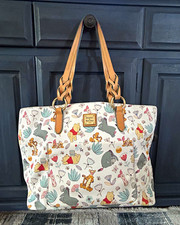 Dooney & Bourke Disney Winnie the Pooh Large Tote Handbag Tan Straps picture