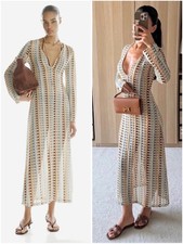 NWT H&M Crochet-Look Maxi Dress S M L picture