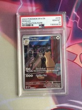 Pokemon TCG Persian 078/064 Shrouded Fable Illustration Rare Holo PSA 10 EN 2024 picture
