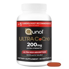 Ultra High Absorption Coenzyme Q10 Supplement Qunol CoQ10 200mg Softgels picture