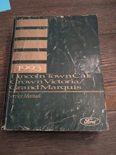 1993 Ford Crown Victoria Lincoln Town Car Mercury Grand Marquis Service Manual picture