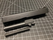 RARE OEM GLOCK 19 GEN 3 FRYING PAN FINISH SLIDE ASSEMBLY 9MM NIGHT SIGHTS CLEAN picture