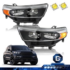 For 2020-2024 Ford Explorer XLT Limited LED DRL Headlights Assembly Pair 20-24 picture