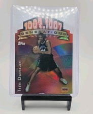 1997 Topps Generations Die-Cut Refractor #G28 Tim Duncan RC Rookie picture