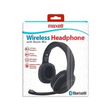 NEW Maxell BT-BMH Bluetooth Headphones With Boom Microphone 12 Hour Playtime picture