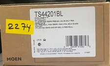 Moen Ts44201BL Premium Colinet Posi Temp Valve Trim Sleek  Matte Black MSRP $588 picture