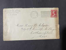 1892 Massasoit House Hotel Cover Springfield to Smith College MA picture