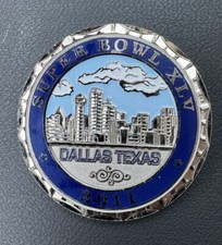 Super Bowl XLV Dallas PD Police Challenge Coin Green Bay Packers VS Steelers NFL picture