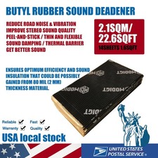 22Sqft Sound Deadener Automotive Insulation Heat Shield Noise Kill Damping Mat picture
