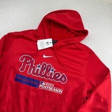 NWT Nike Philadelphia Phillies 2023 Postseason Hoodie Mens 2XL Red Therma Fit picture