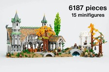 NEW Lord of Rings Rivendell Castle Building Blocks Generic Set 6167 pcs ALL FIGS picture