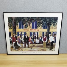 Vintage Guy Buffet Hotel Mistral Art Framed Print 1997 Winn Devon Art Group picture