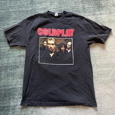 Coldplay Viva La Vida 2009 Tour T Shirt Vintage Rare Large Parking Lot picture