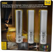 Koda Modern Power Failure Night Light 3Pk Color Changing Stays On During Outage picture
