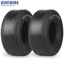 GICOOL 2Pk 13x5.00-6 Zero Turn Lawn Mower Tire, 13x5-6 Smooth Tubeless Tyres picture