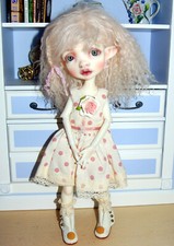 OOAK Nefer Kane Mystery Elf BJD, NE30-2, Sally Origami Wig & Face-up, Full Size picture