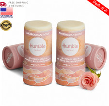 Humble Brands Deodorant Stick Moroccan Rose Aluminum Free 2.65 oz ( Pack of 2 ) picture