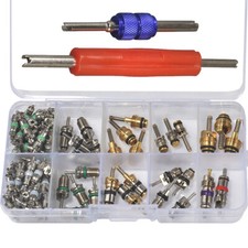102pcs Car R12 & R134a A/C Air Conditioner Schrader Valve Core Remover Tool Kit picture