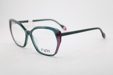 NEW FYSH 3741 S404 CLEAR BLUE PINK FADE AUTHENTIC EYEGLASSES 55-15 picture