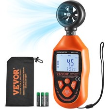 VEVOR Handheld Anemometer Digital Wind Speed Meter Gauge 14℉-113℉with LED Screen picture