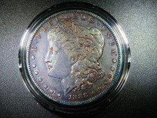 F/VF 1888-O MORGAN SILVER DOLLAR BEAUTIFULLY TONED M-2316 picture