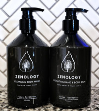 BUNDLE (2 Pack) Zenology Fycus Sycomorus Body Wash and Hand & Body Balm 16.9Oz picture