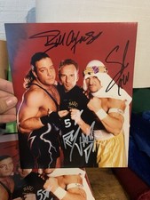 ROB VAN DAM ECW SABU & BILL ALFONSO W/proof SIGNED Rvd WWE PHOTO Autographed picture