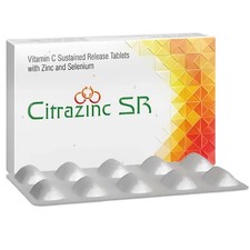 Citrazinc SR + Vitamin C Sustained Release Tablets (100 Tablets) picture