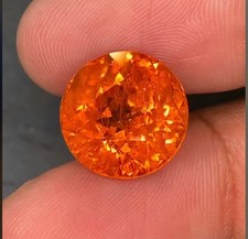 12.01ct Stunning 13mm Round 100% Natural Spessartite Garnet Nigeria picture