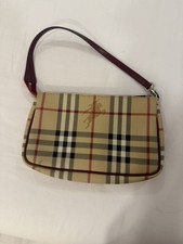 BURBERRY NEW check plaid handbag vintage Mini pochette clutch bag RARE picture