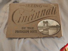 Vintage Souvenir Photo Book, Softbound, Seeing Cincinnati Ohio by the photograph picture