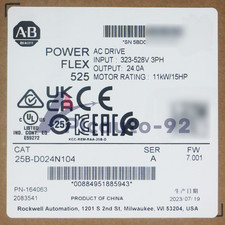New Allen-Bradley 25B-D024N104 PowerFlex 525 11kW (15Hp) AC Drive Variable picture