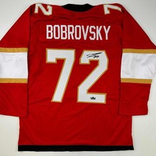 Facsimile Autographed Sergei Bobrovsky Florida Red Jersey Size Men's XL picture