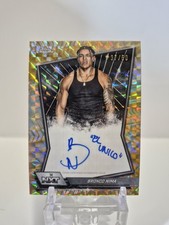 26 Topps Chrome WWE - NXT Autographs Bronco Nima Gold Geometric / 50 Inscription picture