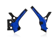 Acerbis X-Grip Frame Guards Black/Blue for 2022-2026 Yamaha YX85 (LW) picture
