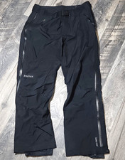 Marmot GORE-TEX Waterproof Men's Snow Pants Black L 32x32 Straight Leg picture