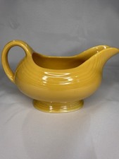 Vintage Yellow Fiesta Gravy Boat | Fiestaware Ceramic Sauce Boat⁠ picture