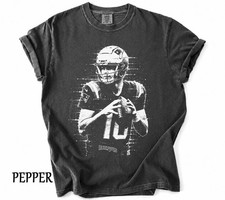 Drake Maye Shirt Vintage Bleached New Game Day Graphic Tee picture