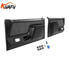 For Ford F-150 F-250 F-350 Bronco 1987-1991 Inner Door Pannels Black LH&RH picture