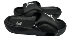 Jordan Youth Boy's Franchise Slip On Sandal Slides Black/White Size:5 205R picture