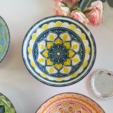 Bohemian Ceramic Soup Bowl 8