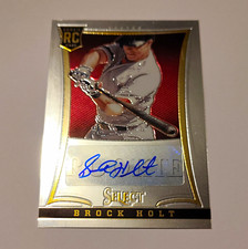 MLB 2013 Panini Select Brock Holt RC Auto Rookie Autographs /500 Boston Red Sox picture