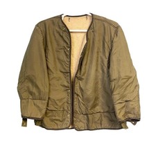 Vintage 40s U.S. Army Field Jacket Liner WWII WW2 Made in USA picture